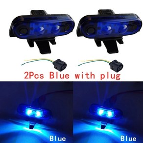 볼보 트럭 부품용 흰색 램프 사용, 1개, 3.2x blue with plug