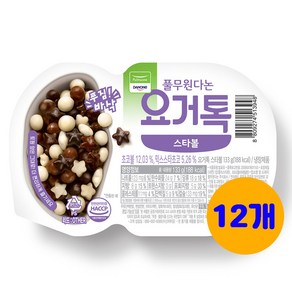 풀무원 요거톡 스타볼 133g X 12, 12개