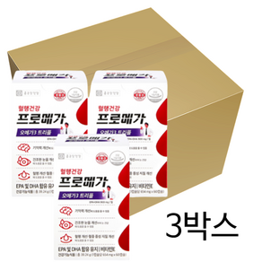 비타하우스 종근당건강 프로메가 오메가3 트리플 장용성 캡슐 654mg x 60정 3박스, 3세트