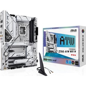 ASUS Z790-AYW WIFI W intel CPU LGA1700 Z790 DDR5 ATX 14·13·12세대 대응 탑재