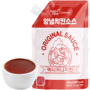 [멕시카나/무배] 특제 양념치킨소스 300g 3팩, 3개