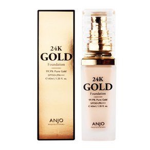 앙쥬 24K 골드 파운데이션 40ml(SPF50+), 1개, 23호