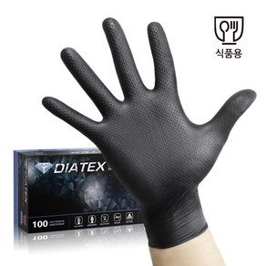 무료배송(DIATEX)다이아텍스 블랙니트릴장갑 식품용 1+1(200장), DT(블랙)-XL1+XL1(무료배송), 특대(XL), 1개