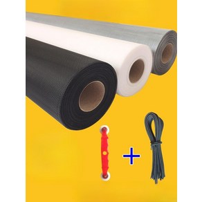 스텐 방충망 창문 촘촘망 미세먼지 검정 롤 셀프 자가 보수 블랙 DIY, 06.그레이32메시(압력휠+후크+압력스트립), 1개