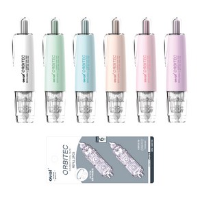 오발 수정테이프 리필 OVAL QRM-506T 5mm x 6m 2개입, 1개, 리필 2개입