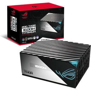 ASUS ROG Tho 1200W Platinum II 완전 모듈식 전원 80 Lambda A 인증 히트싱크 135mm PWM 팬 0dB 모드 OLED 패널 슬리브 케이블 A, 1개