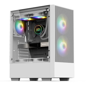 3RSYS J500 (화이트) 미들타워 PC 케이스, 1개