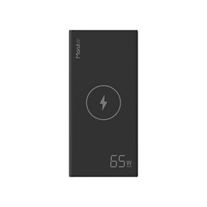 u 모루이 PD 65W 무선충전 30000mAh PPS 초고속 대용량 보조배터리, 블랙, TL30Po