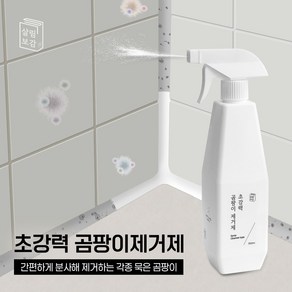 살림보감 초강력 곰팡이 제거 벽지 베란다 벽 화장실 욕실 창틀 청소세제