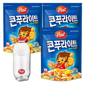 콘푸라이트 600gX3개+락앤락 씨리얼용기1L 증정, 3개, 600g