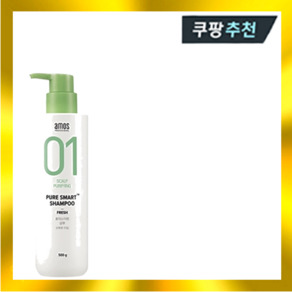 아모스 퓨어스마트 샴푸 프레시 500g, 1개