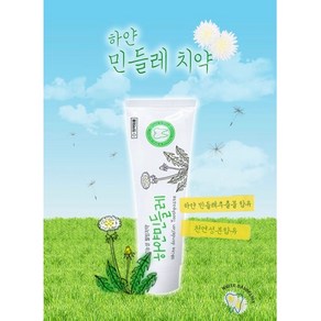 하얀 민들레 치약 잇몸질환+미백효과+구취제거, 150g, 5개