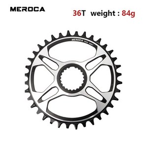 자전거 크랭크 MEROCA-12 단 M 체인링 싱글 크랭크셋 32T 34T 36T 38T 산악 M7100 M8100 M9100 용 좁은 와이드 체인휠, 1개