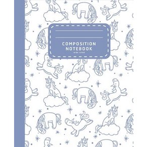 (영문도서) Composition Notebook: Lovely Wide Ruled Unicon Notebook - Composition Notebook Fo Gils - S... Papeback, Independently Published, English, 9781072997283