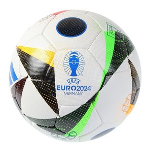아디다스 축구공 5호 공인구 UEFA 유로 2024 푸스발리베 리그 루시아다 AF592LU, 화이트, 1개