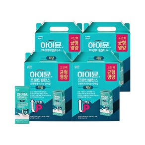 하이뮨 프로틴 밸런스 음료 저당 190mlx64개, 190ml, 64개