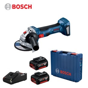 BOSCH 보쉬 충전식 무선그라인더 4인치 GWS180-LI 4.0ah 배터리2팩