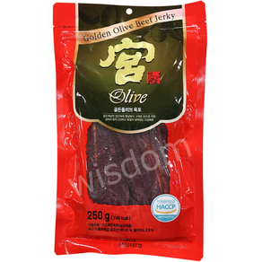 궁 골드 올리브 육포 250g, 1개