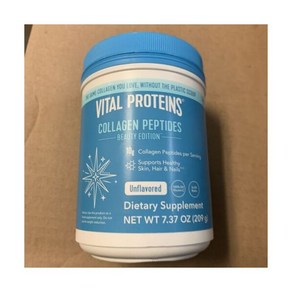 Vital Poteins Collagen Peptides + Beauty Supplement Powde 7.37 oz#264 721555, 1개, 209g