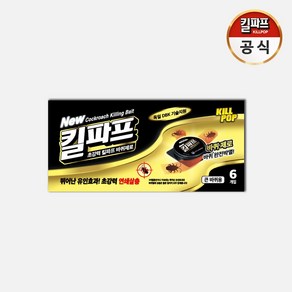 킬파프 바퀴제로 베이트 큰바퀴용 6개입 바퀴벌레 퇴치 제거제, 25.8g, 1개