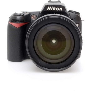 니콘 D90 12.3MP DX 형식 CMOS 디지털 SLR 카메라 18-105mm f/3.5-5.6G ED AF-S VR Nikko Zoom Lens 구 모델 리퍼, Black Nikon, 1개