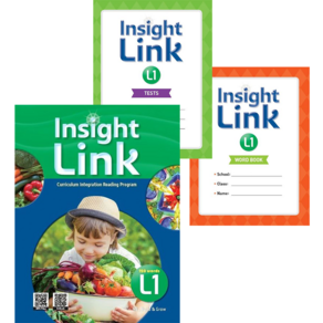 인사이트 링크 1 Insight Link 1 Student Book+Wokbook+QR Code+Tests+Wod Book 세트 (Class Pack) NE능률 (전3권)