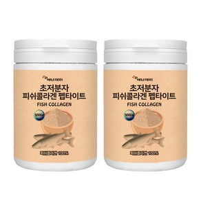 에너데이 초저분자 어린피쉬콜라겐펩타이드 230g 순수콜라겐100% 300Da 무첨가 분말형, 2개