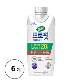 셀렉스 프로핏 초콜릿, 330ml, 6개