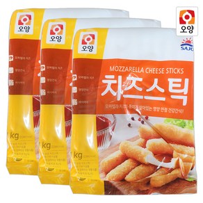 사조오양 치즈스틱 1kg x 3, 3개