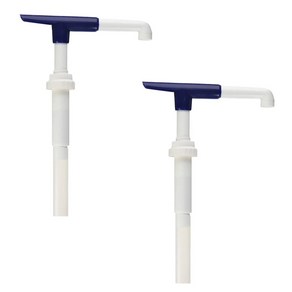기라델리 소스펌프 30ml 2개 길이24cm, 블루앤화이트