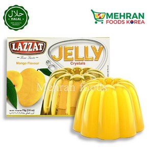 LAZZAT Halal Jelly Mango Flavor 75g 망고 젤리 분말