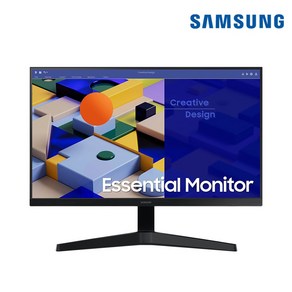 삼성전자 S24C314 24인치(60.4cm) IPS 평면 에센셜 모니터, LS24C310EAKXKR