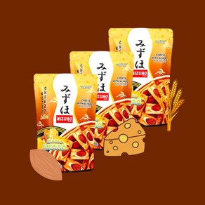 3봉)치즈아몬드쌀과자, 45g, 3개