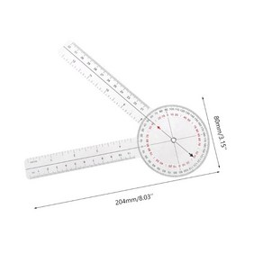 고니오미터 Goniometer 임상용 고니오메타 ROM 관절각도기 20cm