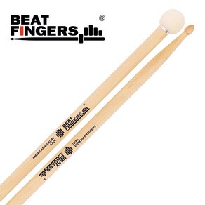 BEAT FINGERS 캐나다산 히코리 드럼스틱 BF-AH5ADT (5A / 말렛 겸용 더블팁)