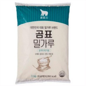 곰표 밀가루 중력다목적용, 3kg, 6개