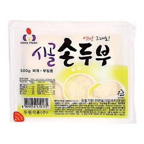 시골손두부 500g두원식품, 1개, 500g