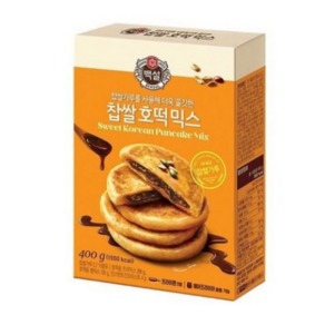 백설 찹쌀호떡믹스, 400g, 5개