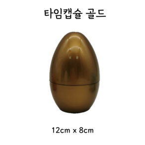 에그 골드 타입캡슐 12x8cm