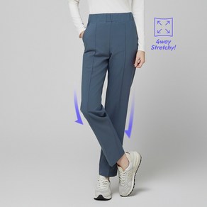 [더유니폼랩] 간호복 유니폼 병원 하의 세트 실습복 스크럽복 여자팬츠 프리미엄밴딩팬츠-헤이즈그레이