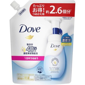 일본도브 뷰티 모이스처 크리미 폼 페이셜 클렌저 리필용 대용량 320ml, 상품선택, 1개