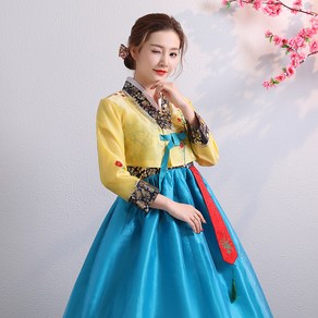 COBOTOR 봄 여자 한복 무대 연출복 저고리 Women's Koean costume fo stage pefomance JX0065