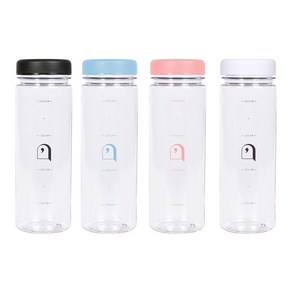 오늘의 쉼표 에코젠 보틀 500ml 생분해 바이오 플라스틱 물병 BPA FREE 뜨거운 음료 물 냉동 아이스 핫