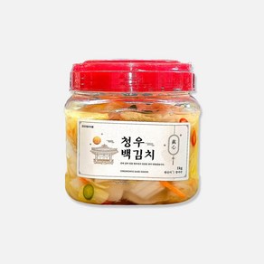 [청우김치]아삭하게 맛있는 백김치, 1kg, 1개