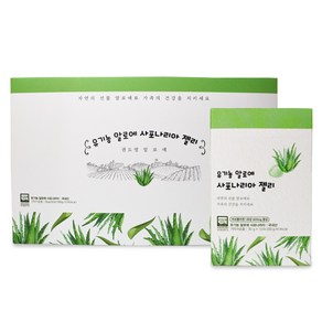 권도영 유기농 알로에 사포나리아 젤리스틱, 30g, 120개