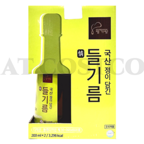 코스트코 국산 들기름 명가랑 국산 들기름 400ML [200ML X 2병]