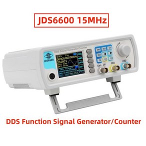 JDS6600 DDS 기능 신호 발생기 소스 듀얼 2-CH 주파수 계량기 임의 파형 펄스 15 MHz 30 40 50 60MHz