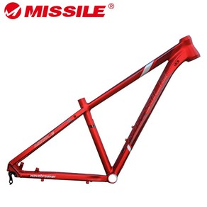 27.5 ER 미사일 웨이브브레이커 자전거 프레임 알루미늄 합금 MTB 산악 디스크 브레이크 크로스 컨트리 사이클링 액세서리, [02] 27.5x17, [01] Red, 1개