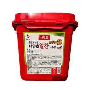 해찬들 태양초알찬고추장, 6.5kg, 1개, 본제품선택[해당용량]_ws, 본제품선택[1개]_ag