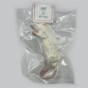 <쥐선생>냉동 래트 레트 렛 1마리 [소] 80~120g (진공포장), 1개, 100g